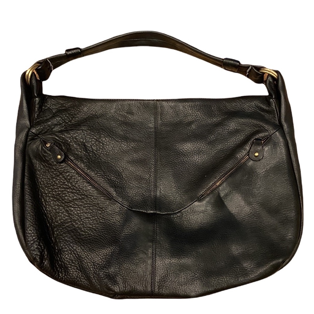 Jimmy Choo black leather handbag